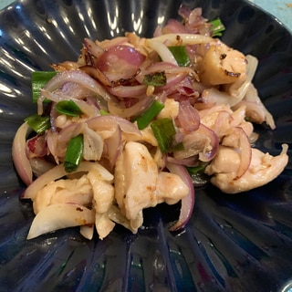 鳥もも肉と野菜の生姜炒め